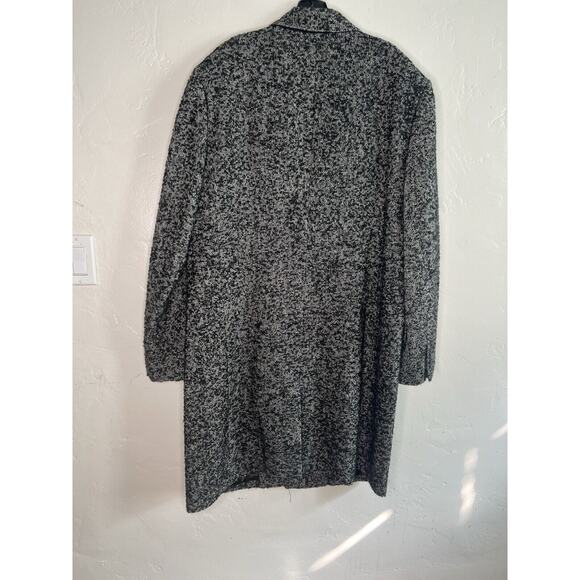 Michael Kors Wool Coat Gray Tweed Men's Size Large - Picture 2 of 3